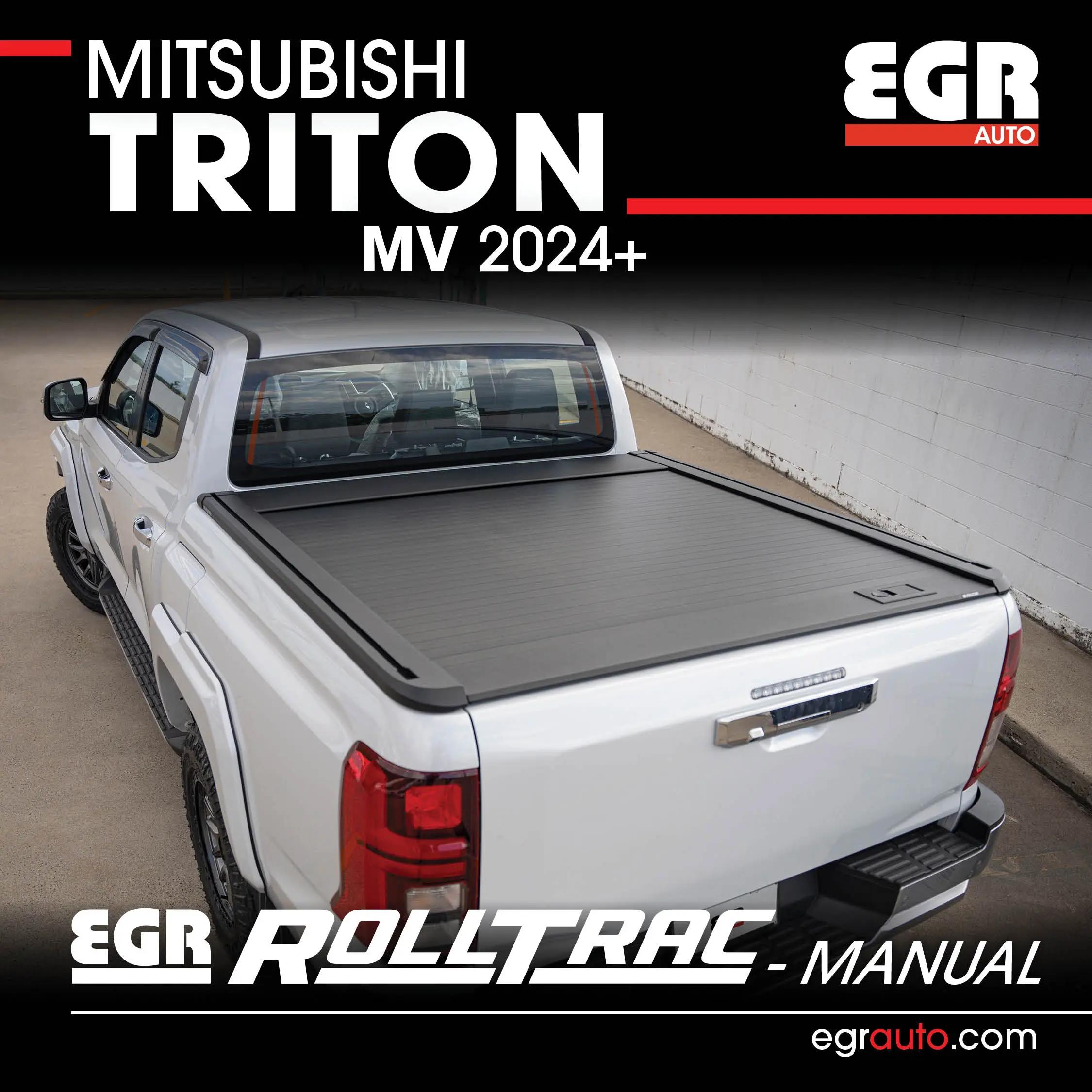 Promo banner - Click here for new EGR Rolltrac Manual available now for the Mitsubishi Triton MV 2024.